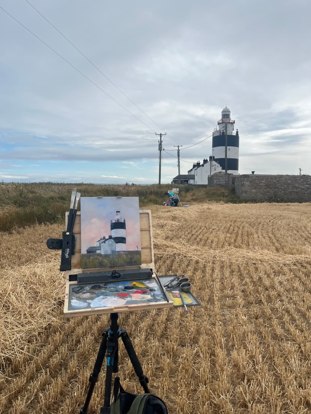 Painted on location at Hook Head, Co. Wexford