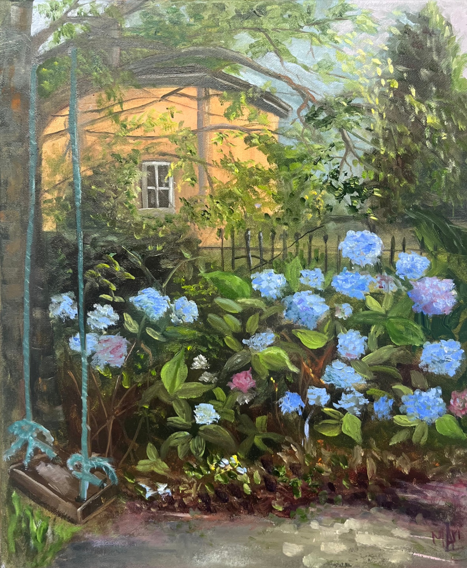 Quiet Corner — Oil on canvas, sold