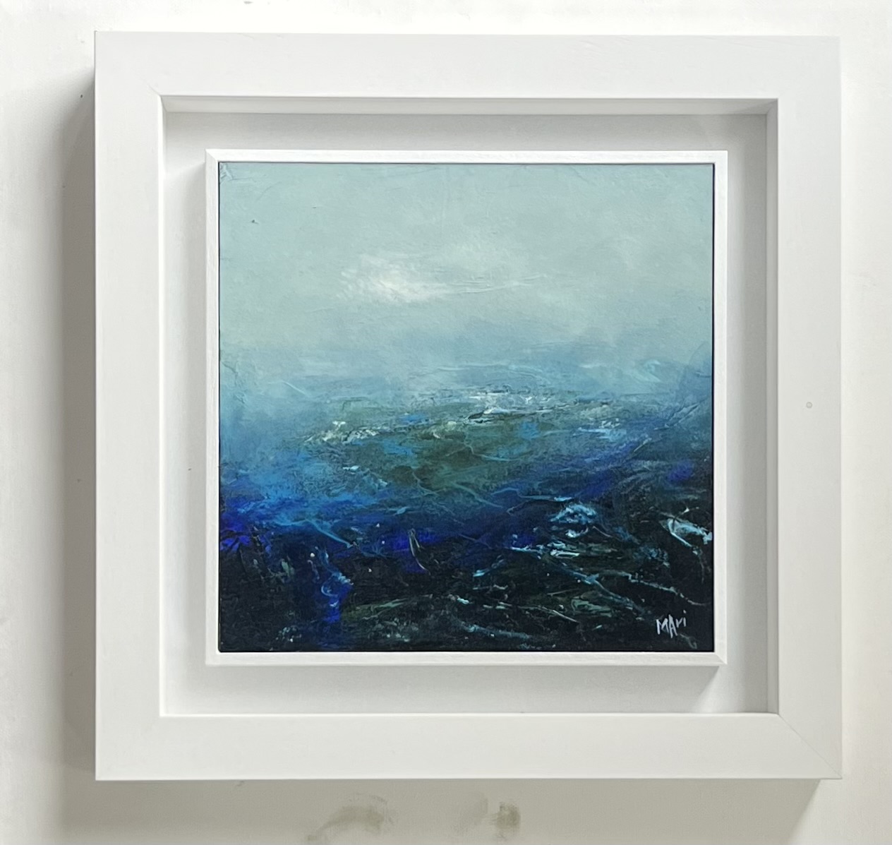 Whispers of Dawn — Oil on canvas, 34 × 34 cm, by Marie Kelly